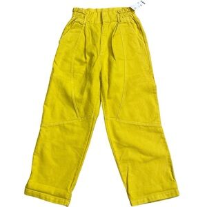 Urban Outfitters UO Green 100% Cotton Straight Leg Capri Pants Size Small‎ NWT